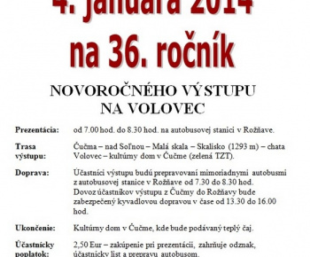 Novoročný výstup na Volovec 2014