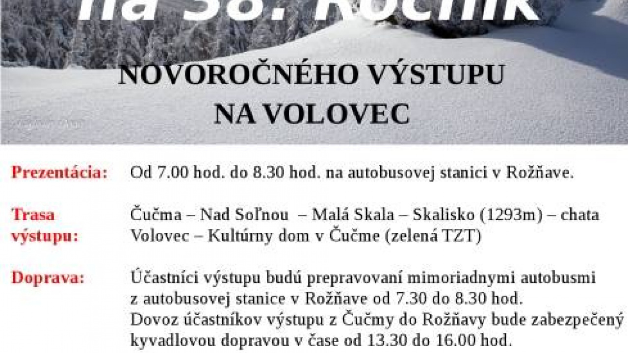 Fotografia fotogalérie pozvánka volovec